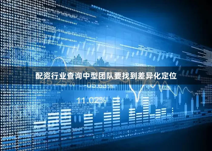 配资行业查询中型团队要找到差异化定位