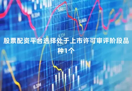 股票配资平台选择处于上市许可审评阶段品种1个